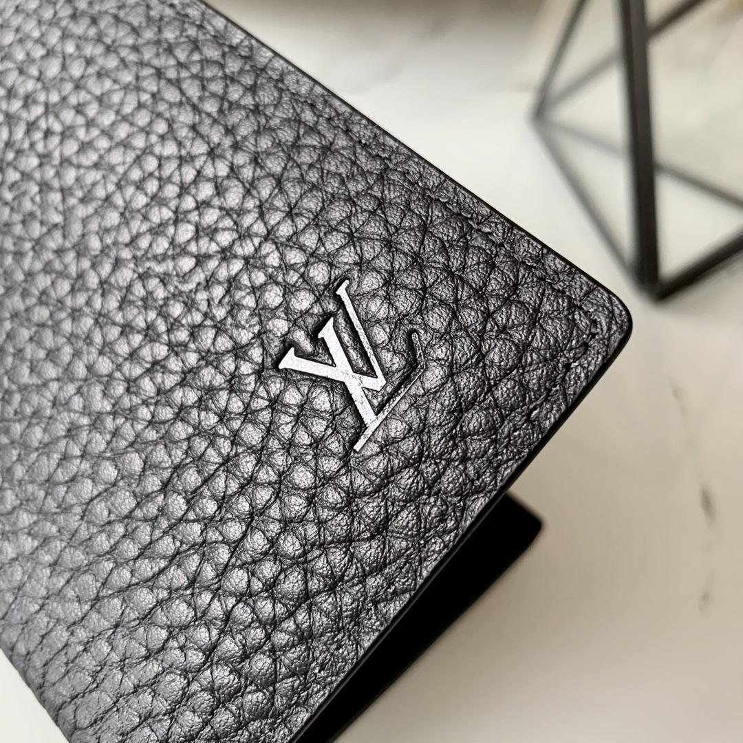 L0vis Vvtt0n Monogram Wallet For Men 11cm Brown
