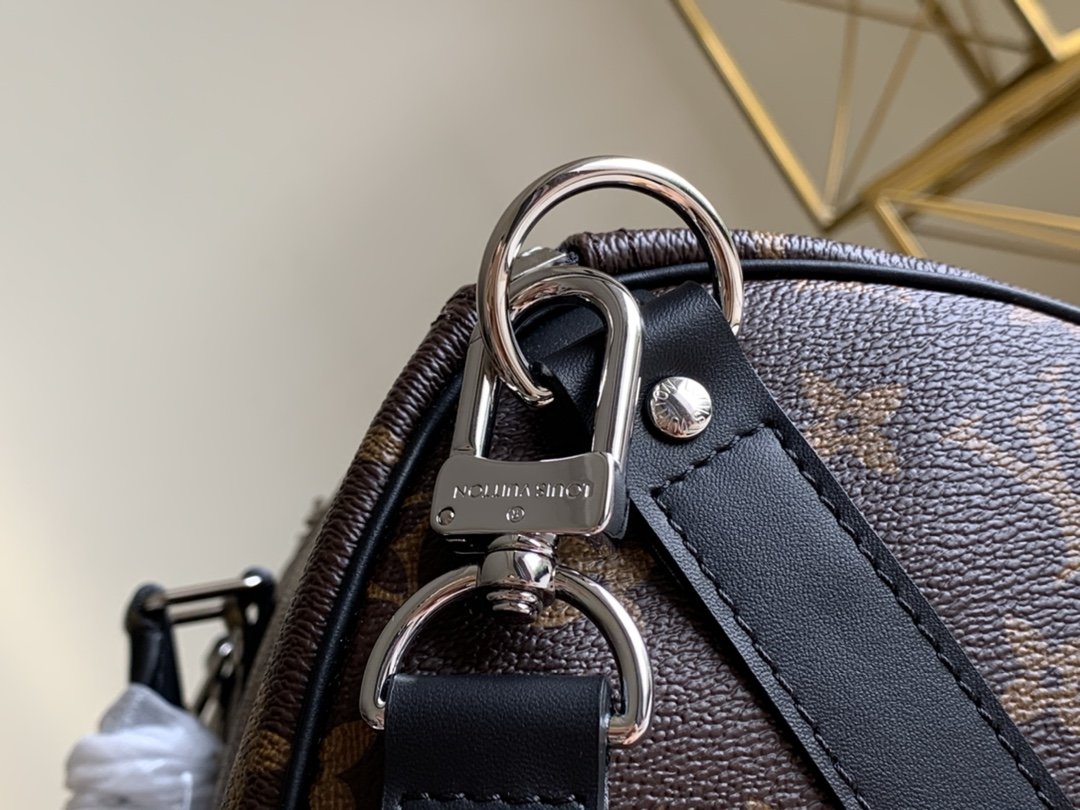 L0vis Vvtt0n Keepall Bandouliere 45 Monogram Macassar Canvas 17.7in/45cm LV M56711