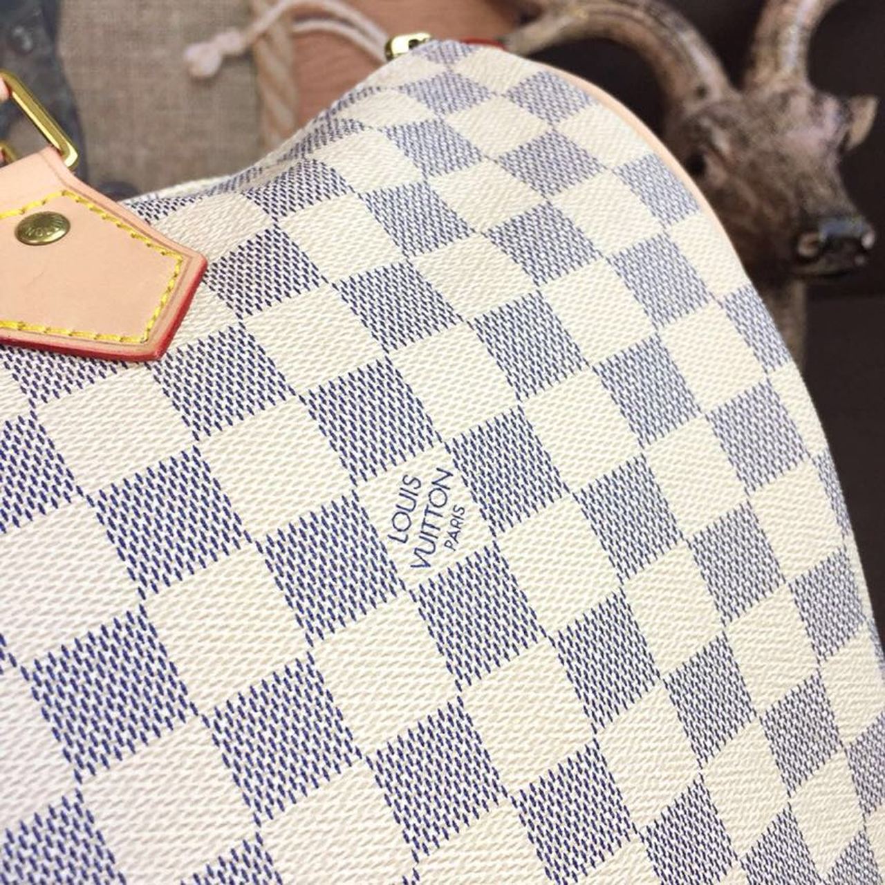 L0vis Vvtt0n Speedy 35 Damier Azur Canvas For Women, Women’s Handbags 13.8in/35cm LV N41369