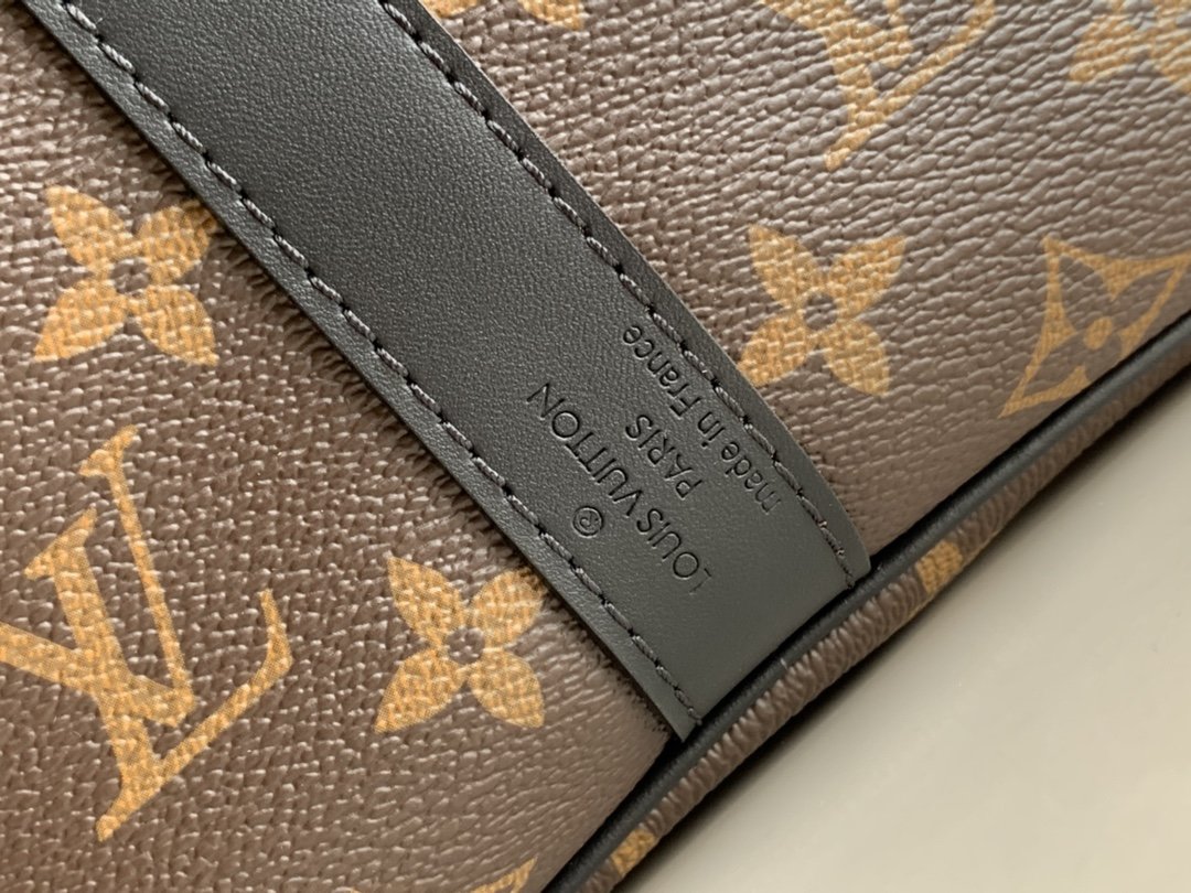 L0vis Vvtt0n Keepall Bandouliere 45 Monogram Macassar Canvas 17.7in/45cm LV M56711
