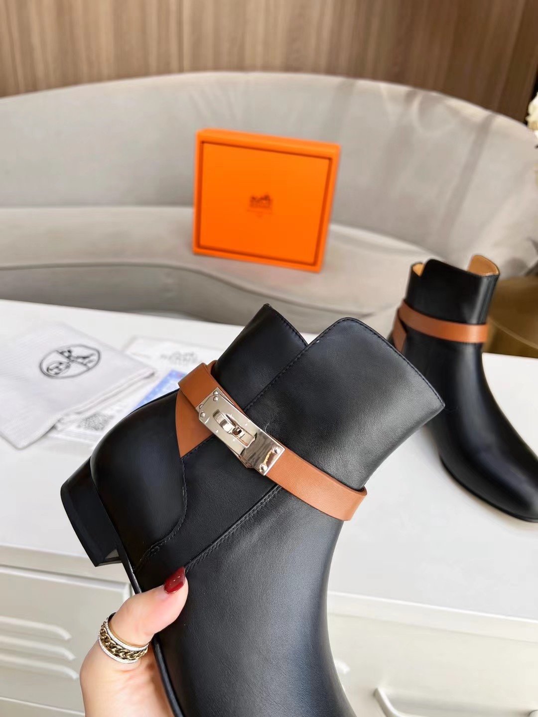H**me5 Neo Ankle Boots Black For Women, Women’s Shoes H162133Z