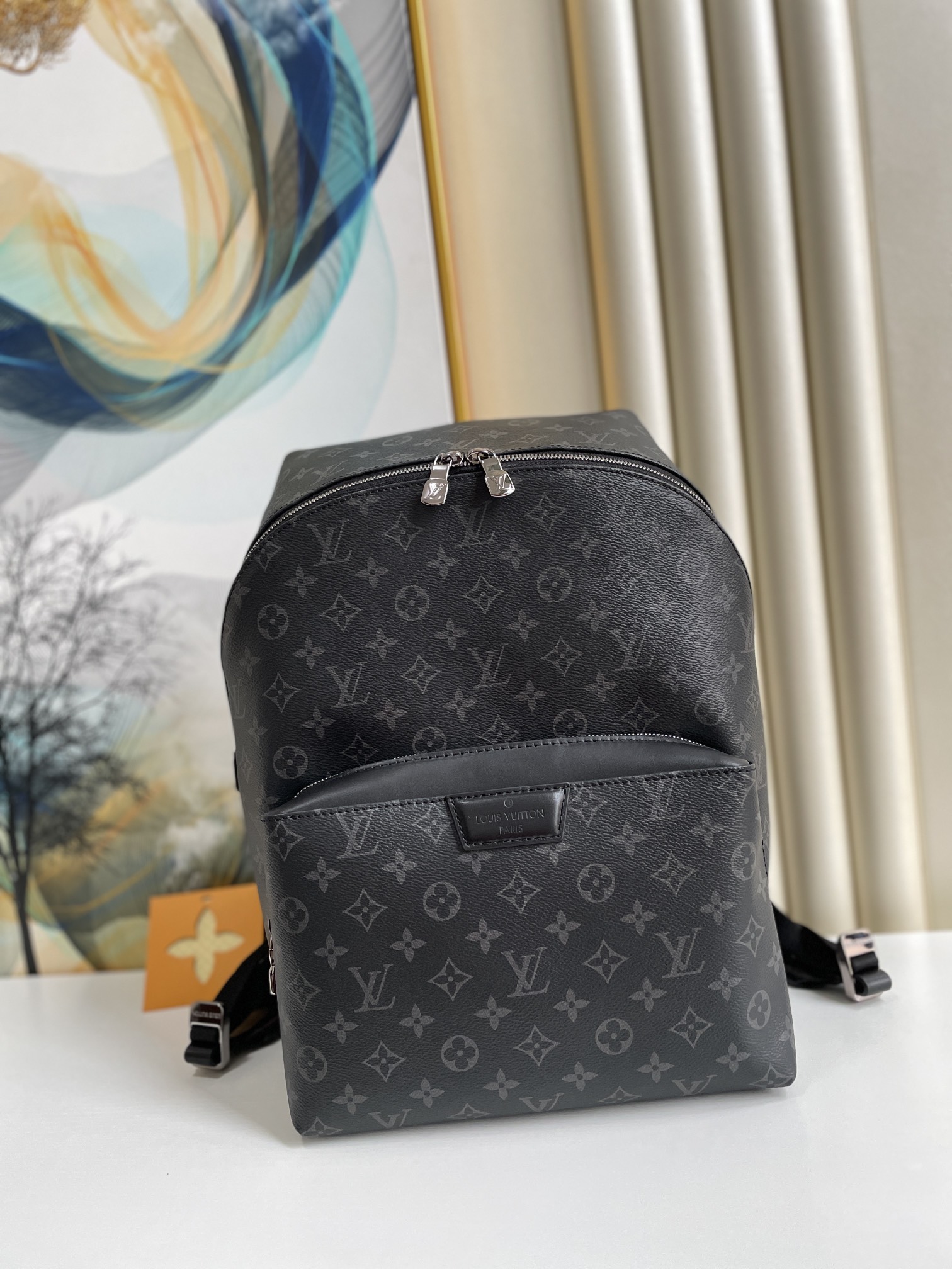 L0vis Vvtt0n Discovery Backpack PM Monogram Eclipse Canvas For Men, Men’s Bags 11.8in/30cm LV M43186