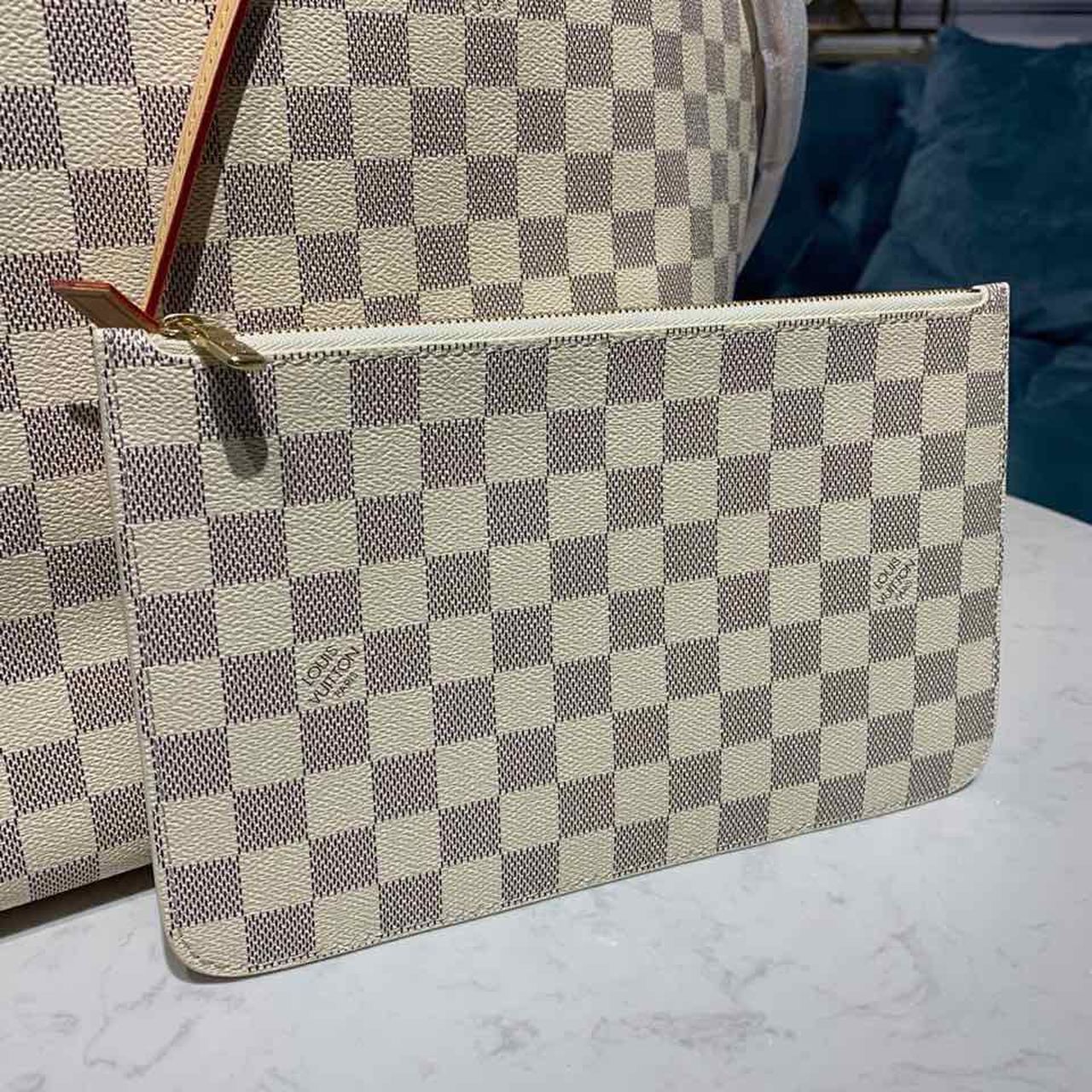 L0vis Vvtt0n Neverfull GM Tote Bag Damier Azur Canvas Beige For Women, Women’s Handbags, Shoulder Bags 15.4in/39cm LV N41360