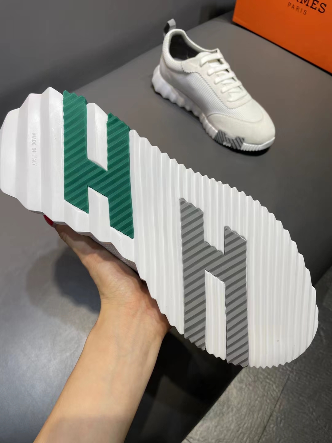 H**me5 Bouncing Sneaker Beige For Men