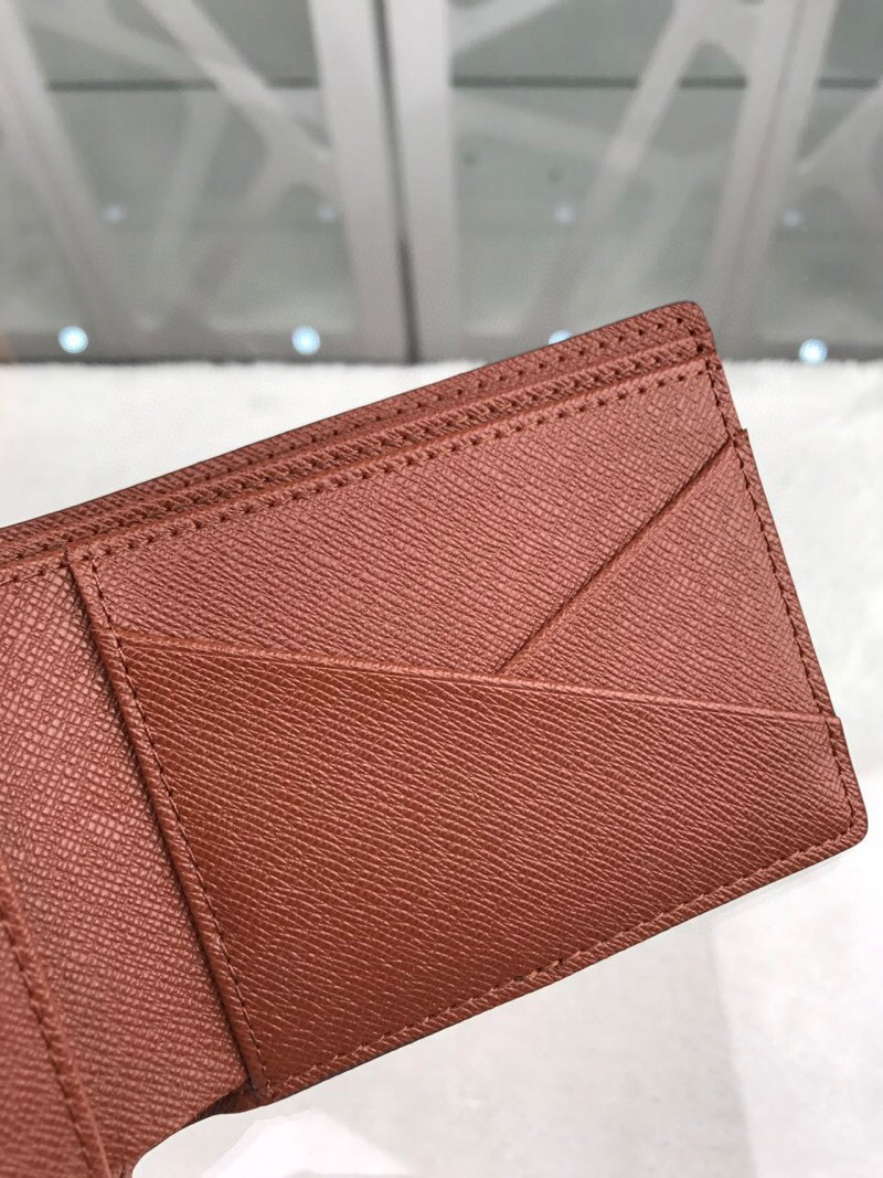L0vis Vvtt0n Multiple Wallet Monogram Canvas For Men, Men’s Wallet 4.5in/11.5cm LV M60895