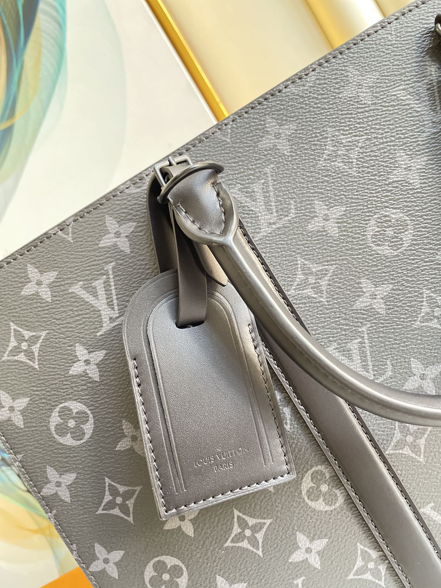 L0vis Vvtt0n Sac Plat Horizontal Zippe Monogram Eclipse For Men, Men’s Bags, Shoulder And Crossbody Bags 15.4in/39cm LV M45265
