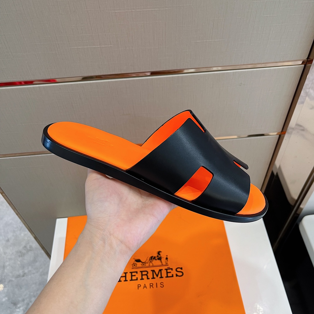 H**me5 Izmir Sandal Black/Orange For Men