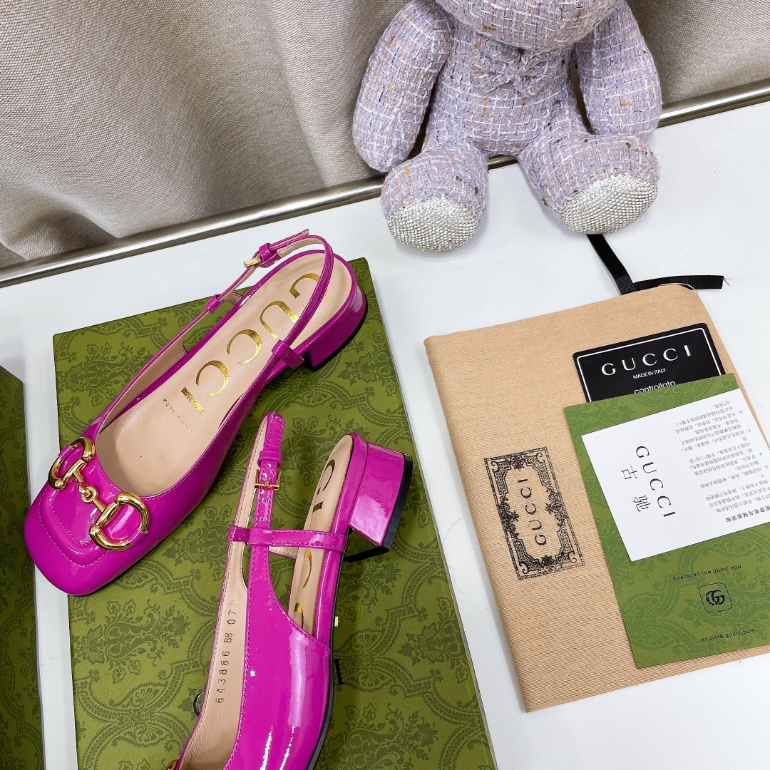 Gvc*1 Women’s Slingback With Horsebit Dark Pink For Women GG