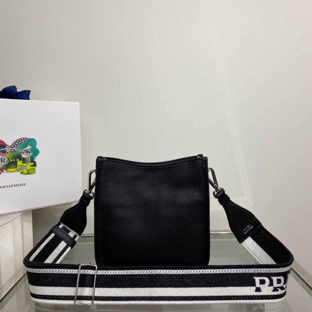 Pra*a Mini Shoulder Bag Black For Women, Women’s Bags 7.9in/20cm