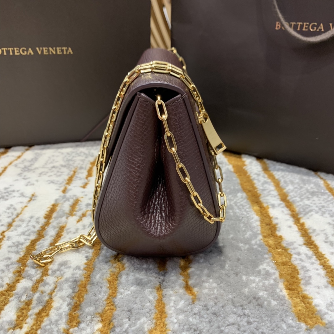 B0tt*ga Ven*ta Mini Angle Palmellato Bag Purple, For Women, Women’s Bags 7.5in/19cm