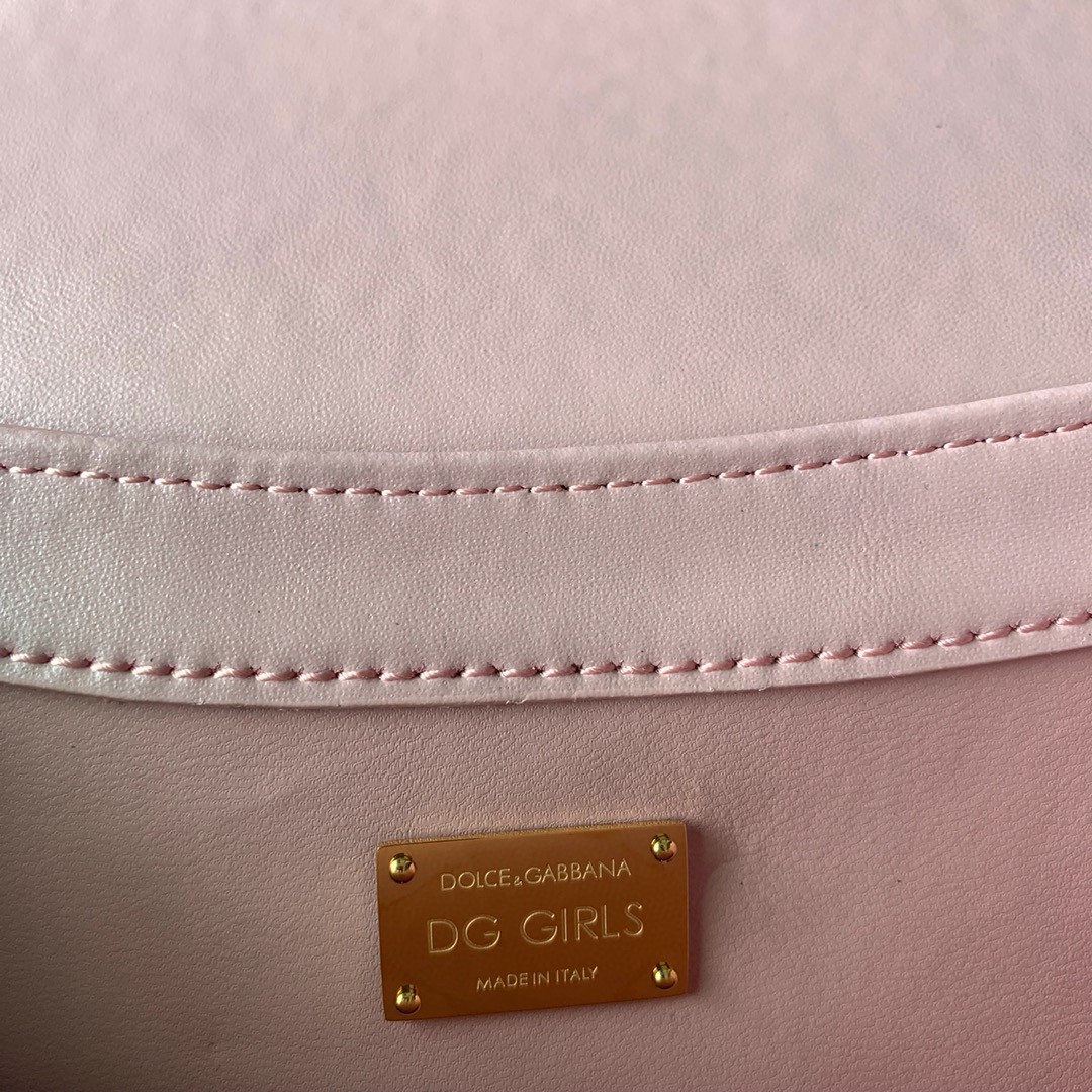 Dolce & Gabbana DG Girls CrossBody Bag Pink For Women 8.3in/21cm DG BB6498AZ80180412