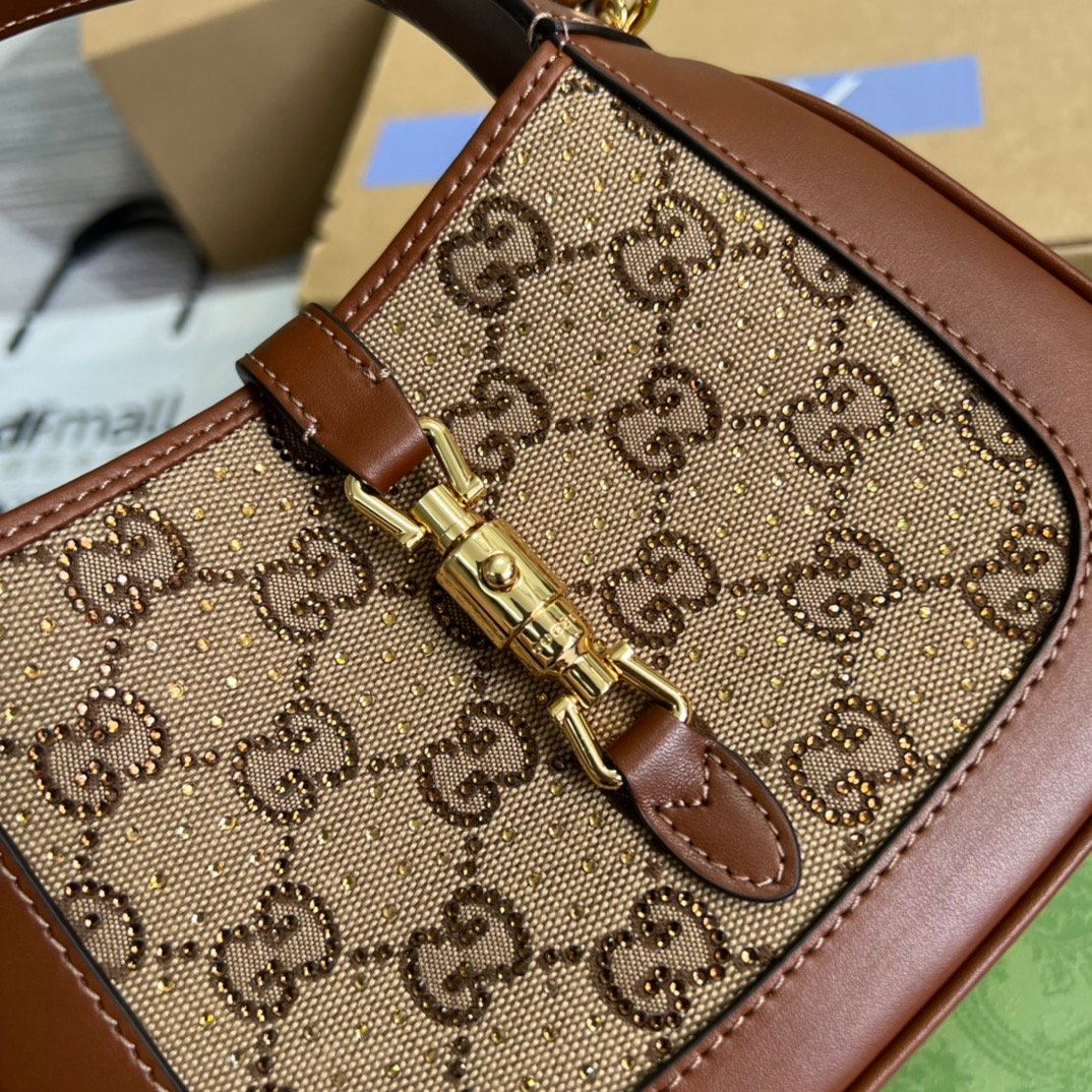 Gvc*1 Jackie 1961 Mini GG Shoulder Bag Beige For Women, Women’s Bags 7.5in/19cm GG 675799 21HRG 2687
