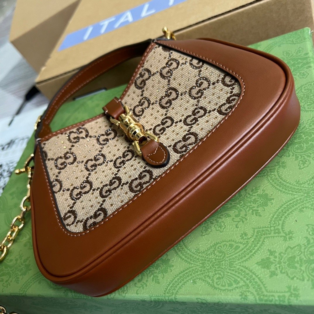 Gvc*1 Jackie 1961 Mini GG Shoulder Bag Beige For Women, Women’s Bags 7.5in/19cm GG 675799 21HRG 2687