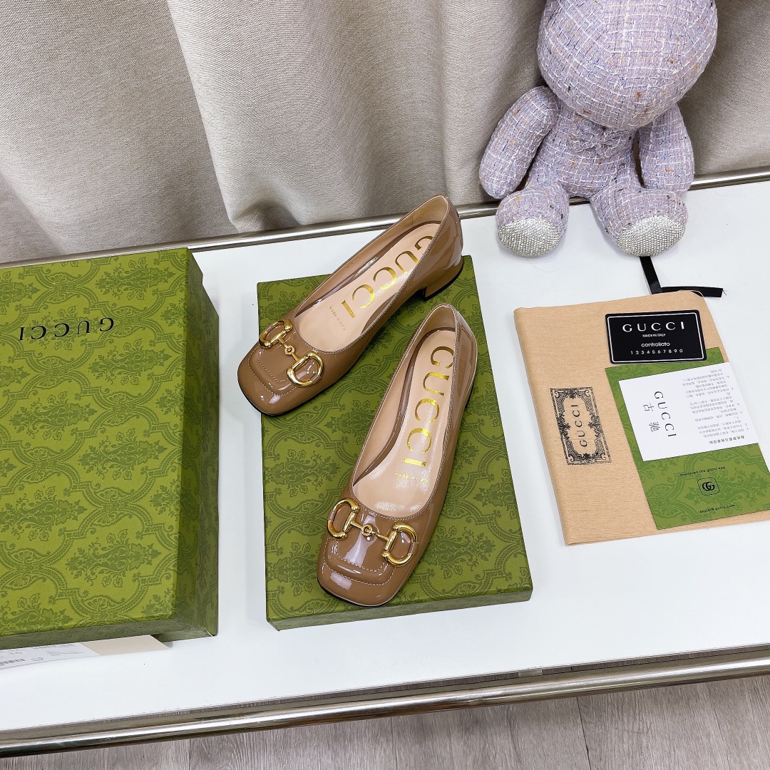Gvc*1 Mid-Heel Pump With Horsebit Green For Women