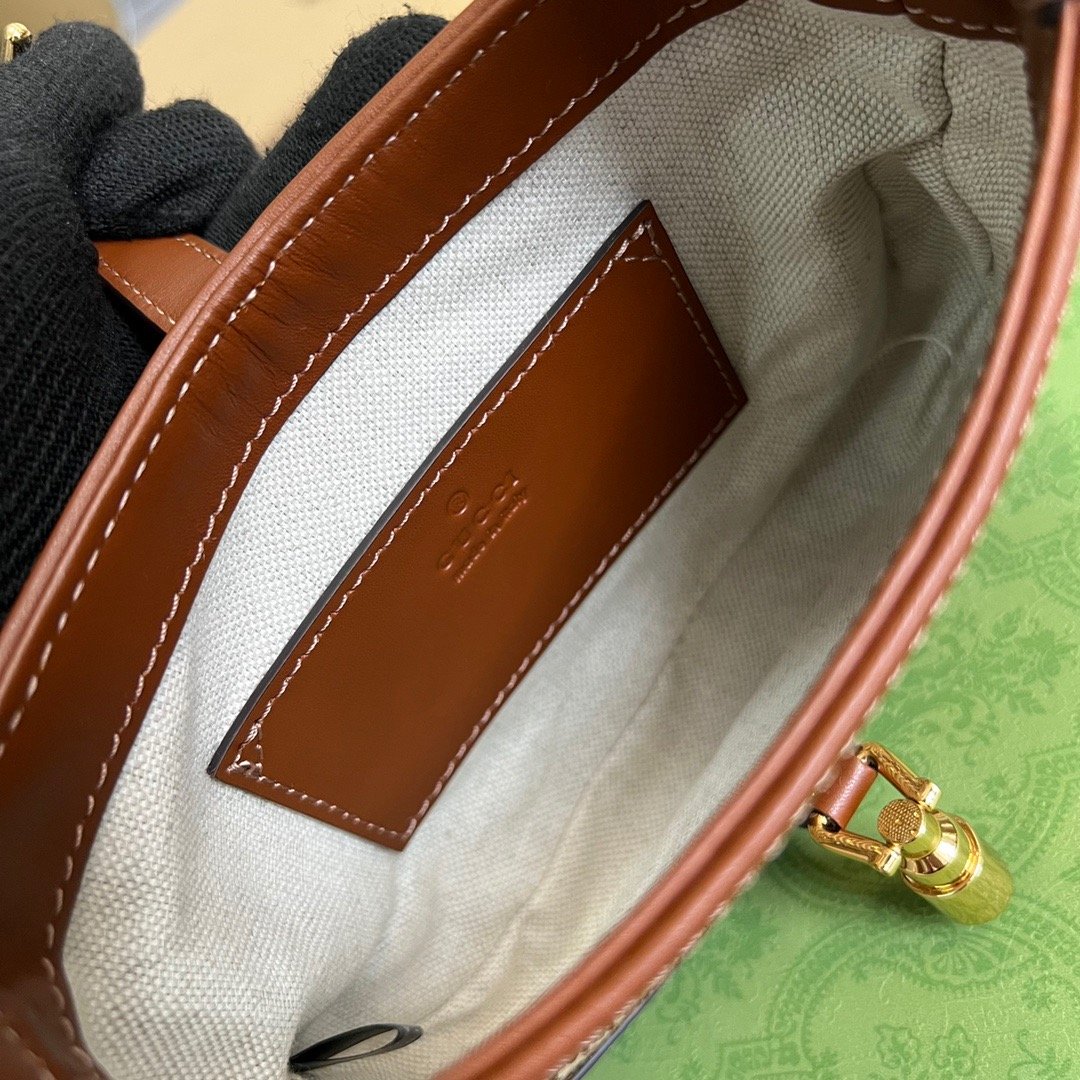 Gvc*1 Jackie 1961 Mini GG Shoulder Bag Beige For Women, Women’s Bags 7.5in/19cm GG 675799 21HRG 2687