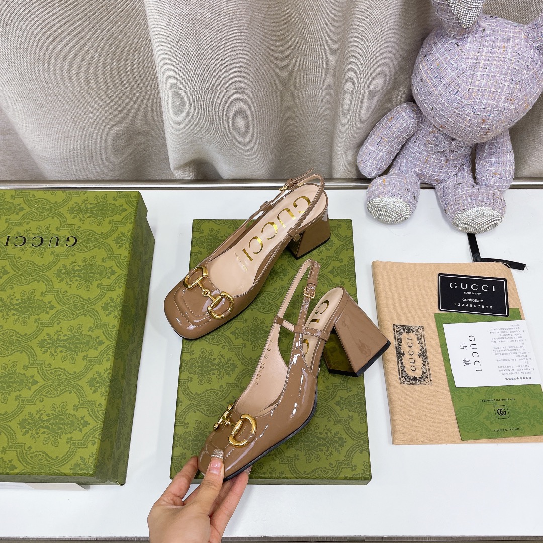 Gvc*1 Women’s Mid-Heel Slingback With Horsebit Green For Women GG