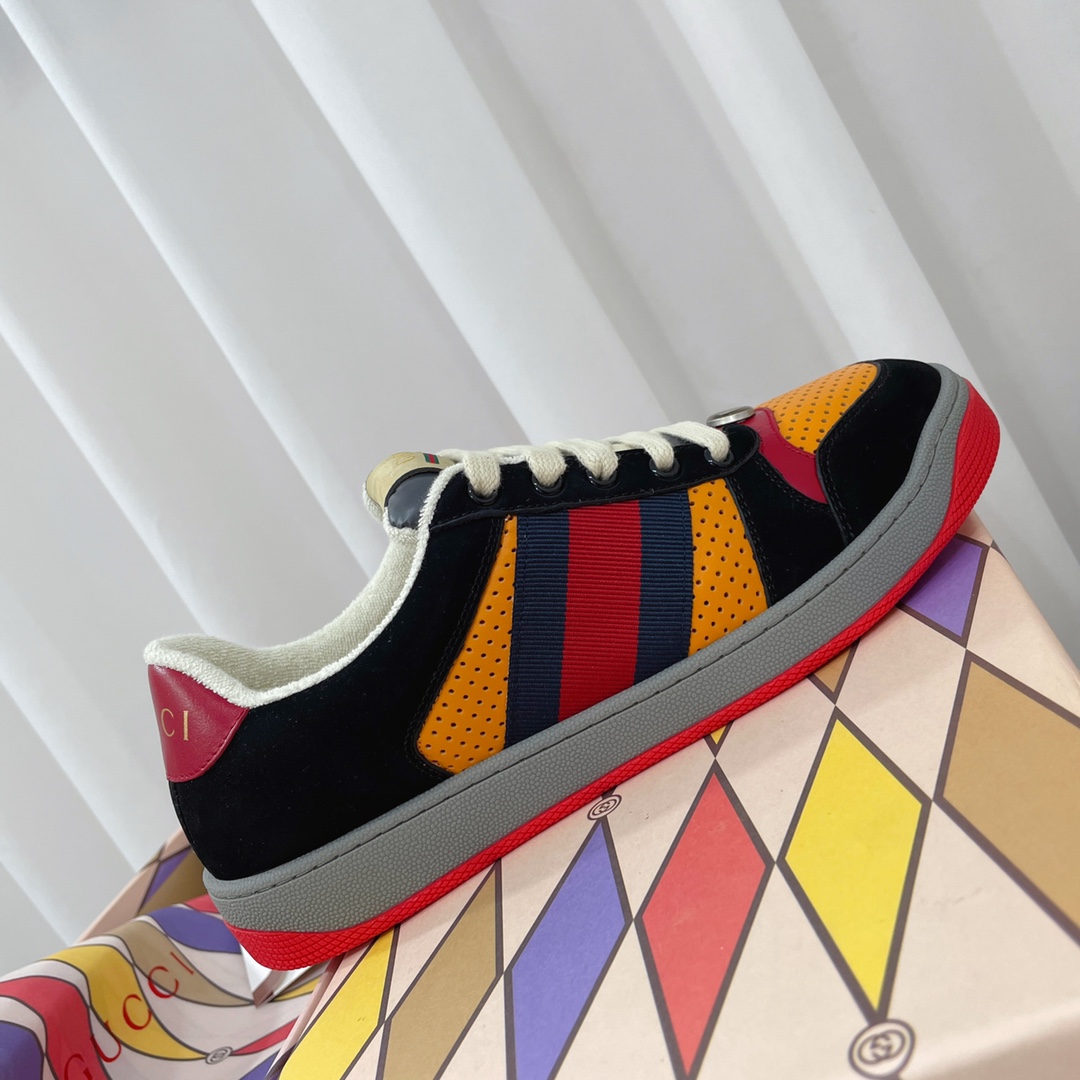 Gvc*1 Women’s Screener Sneaker Black/Yellow For Women GG