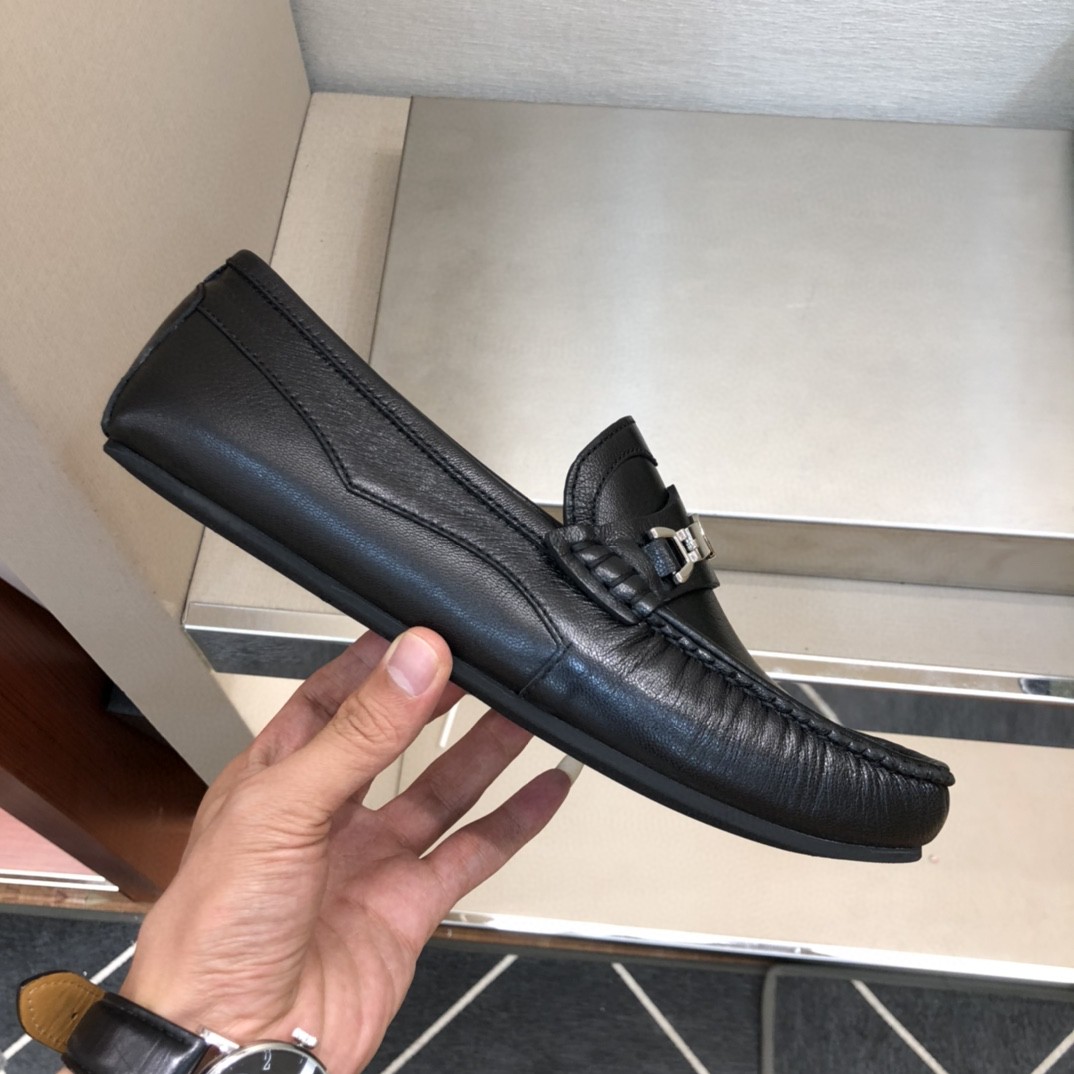 Gvc*1 Men’s Loafer With Interlocking G Horsebit Black For Men 655519 1XO00 1000