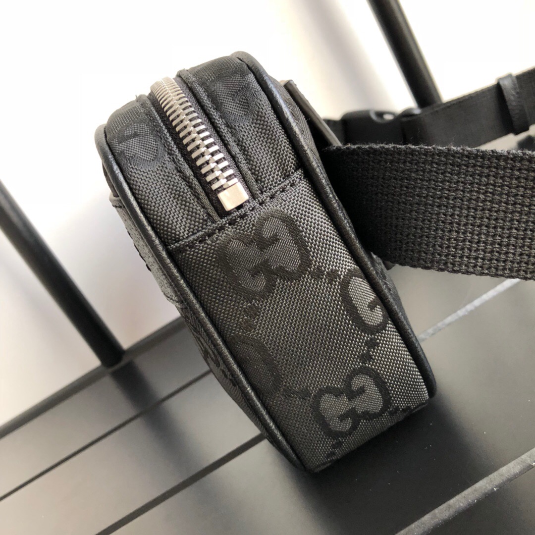 Gvc*1 Gvc*1 Off The Grid Belt Bag Black GG ECONYL® For Men 9.5in/24cm GG 631341 H9HBN 1000