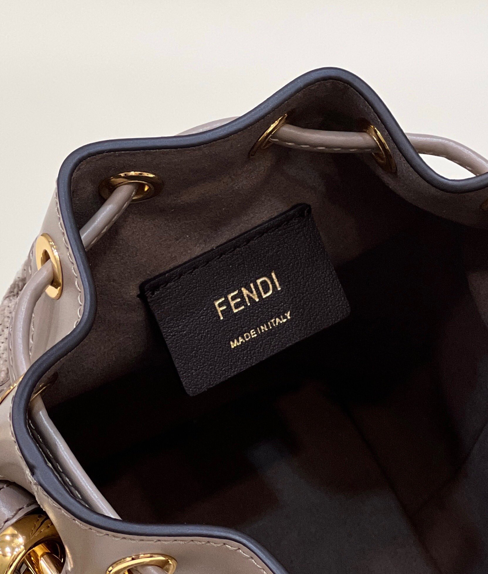 F**di Mon Tresor Small Beige Bag For Woman 18cm/7in