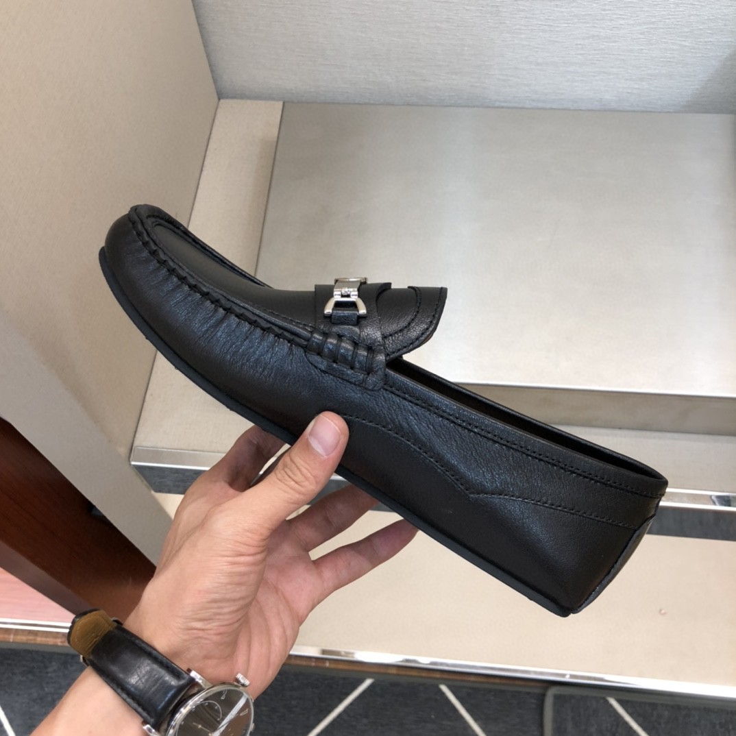 Gvc*1 Men’s Loafer With Interlocking G Horsebit Black For Men 655519 1XO00 1000