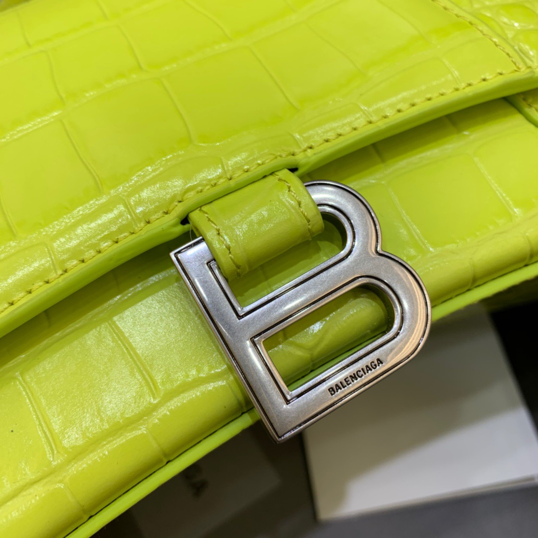 Ba1en*iaga Hourglass Small Handbag In Light Green, For Women, Women’s Bags 9in/23cm