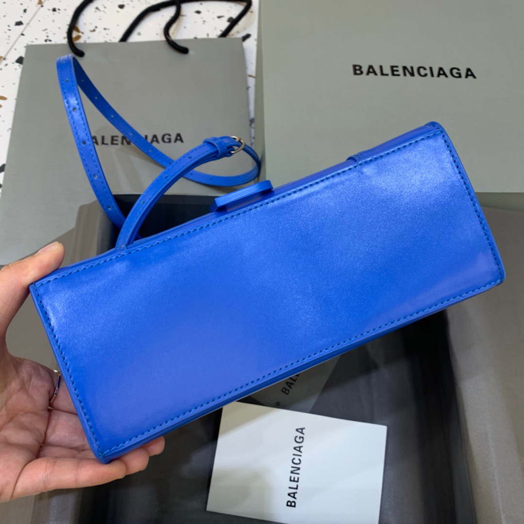 Ba1en*iaga Hourglass Small Handbag In Dark Blue, For Women, Women’s Bags 9in/23cm