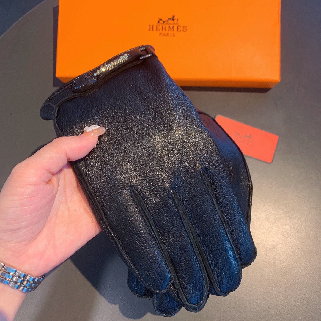 H**me5 Soya Gloves In Black