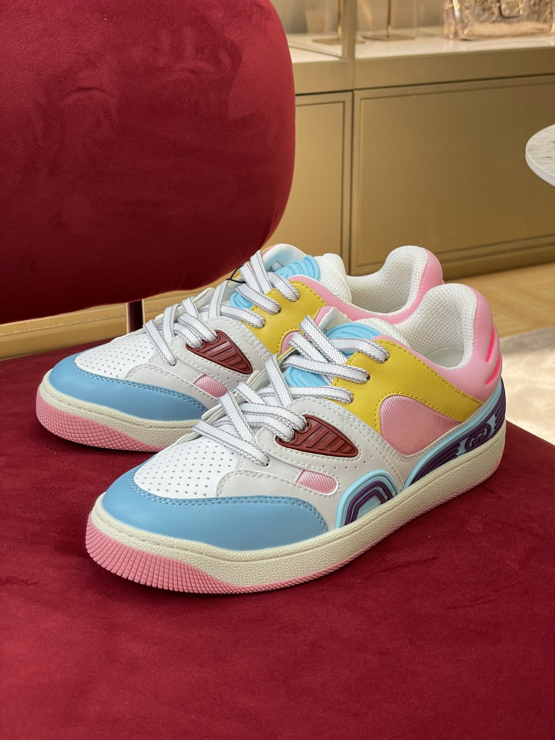 Gvc*1 Women’s Sneaker Gvc*1 Basket Donna Light Blue Demetra For Women 700291 2SHW0 4870