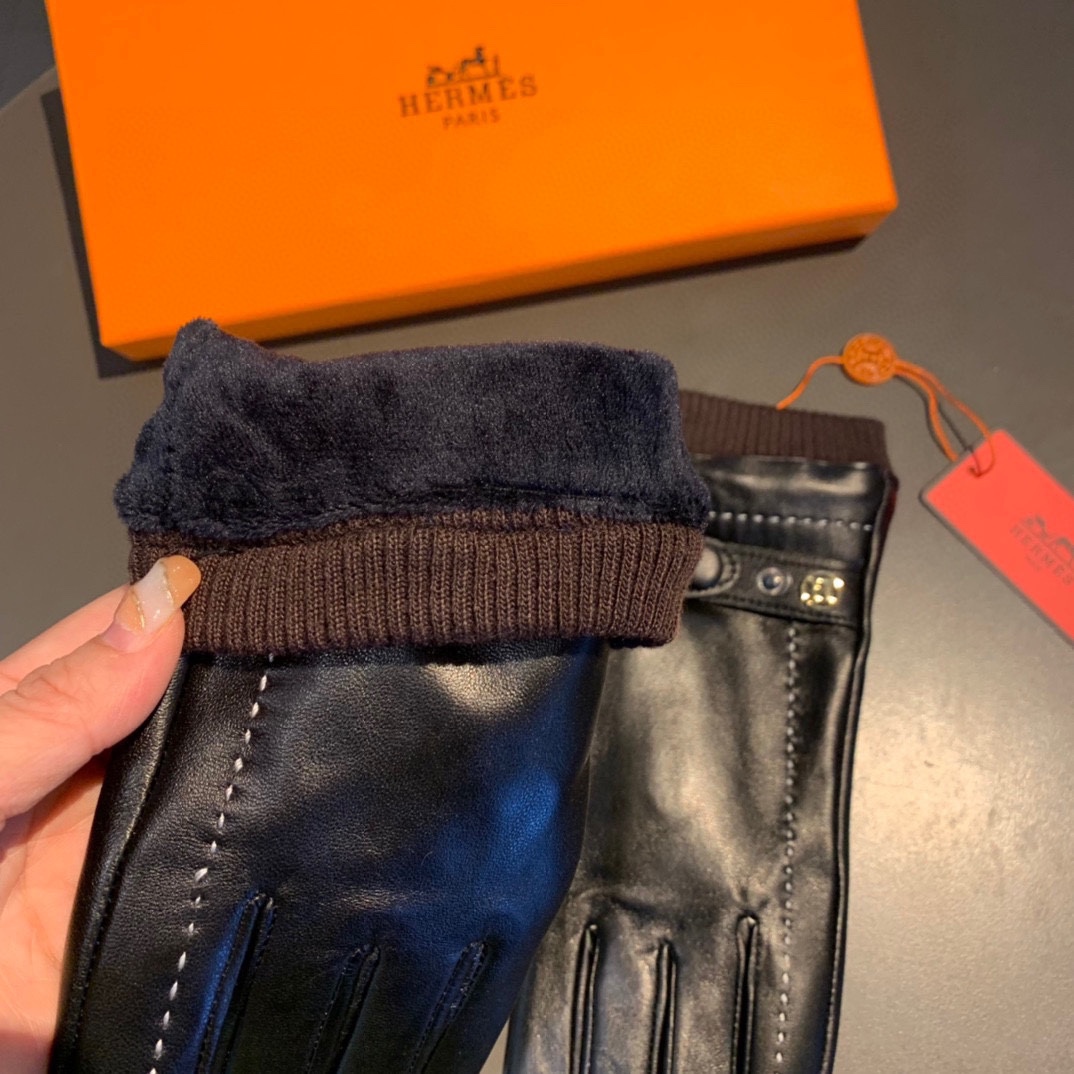 H**me5 Soya Gloves In Black