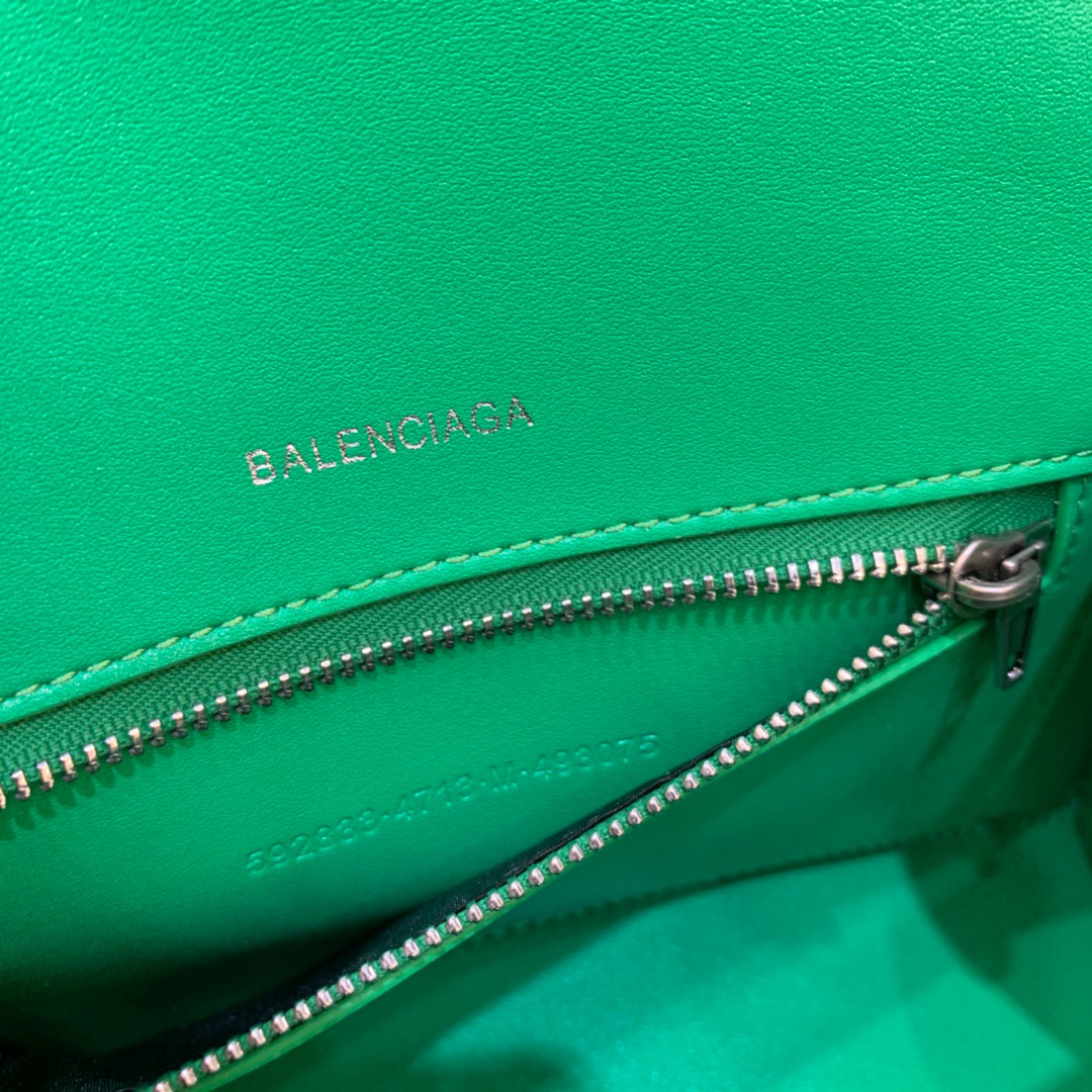 Ba1en*iaga Hourglass Small Handbag In Bright Green, For Women, Women’s Bags 9in/23cm