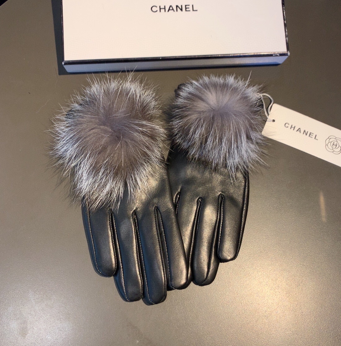 Ch**el Gloves In Black