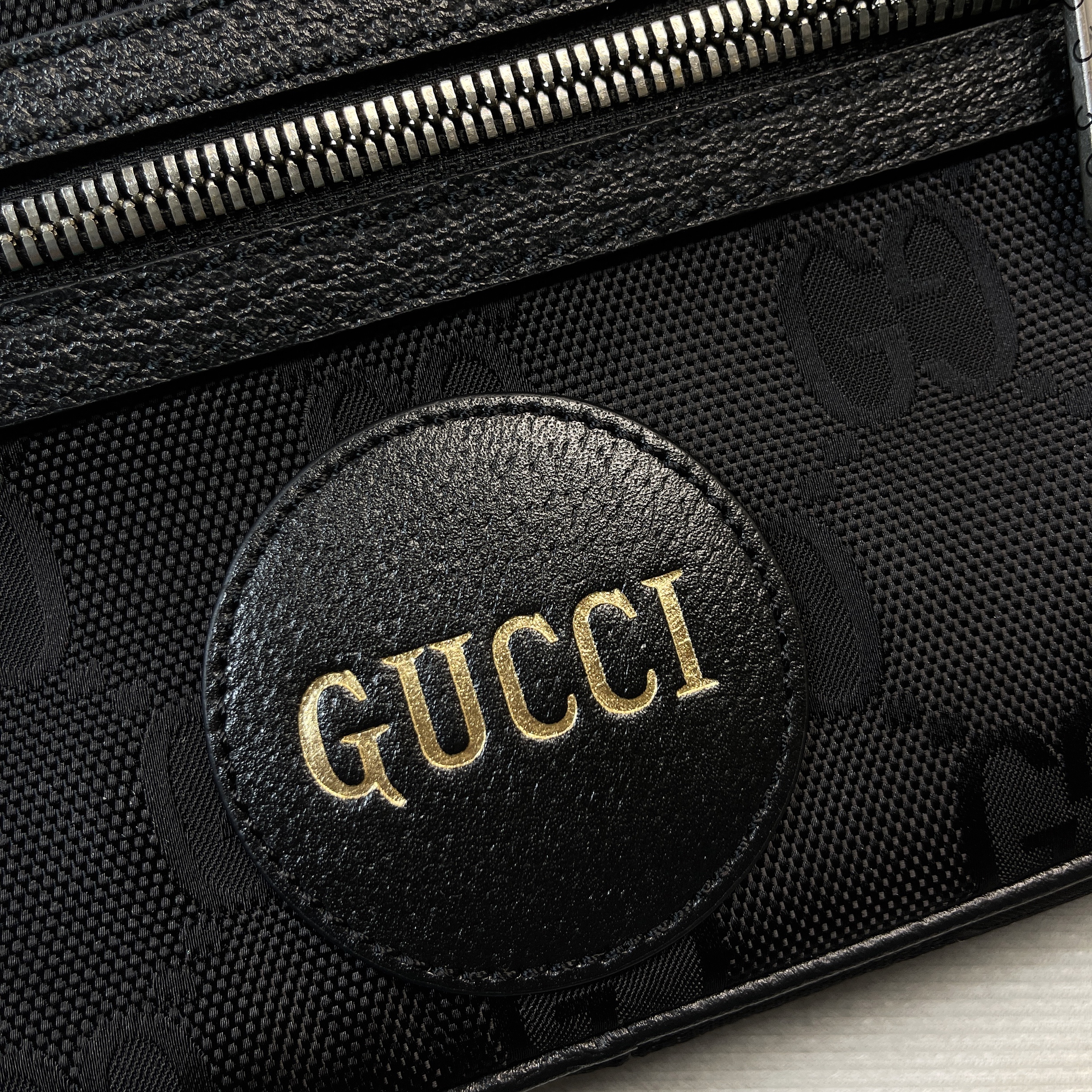 Gvc*1 Gvc*1 Off The Grid Belt Bag Black GG ECONYL® For Men 9.5in/24cm GG 631341 H9HBN 1000