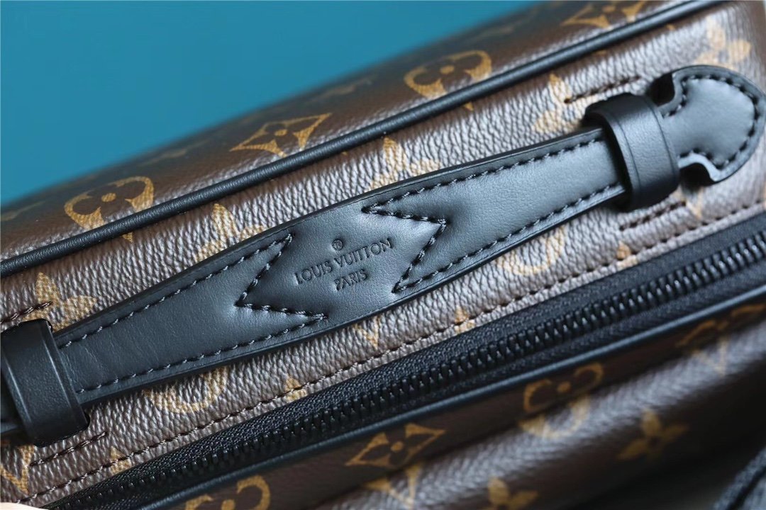 L0vis Vvtt0n S-Lock Messenger Monogram Macassar For Men, Men’s Bags, Shoulder And Crossbody Bags 8.7in/22cm LV M45806