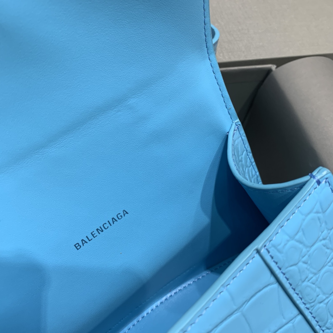 Ba1en*iaga Hourglass Small Handbag In Blue, For Women, Women’s Bags 9in/23cm