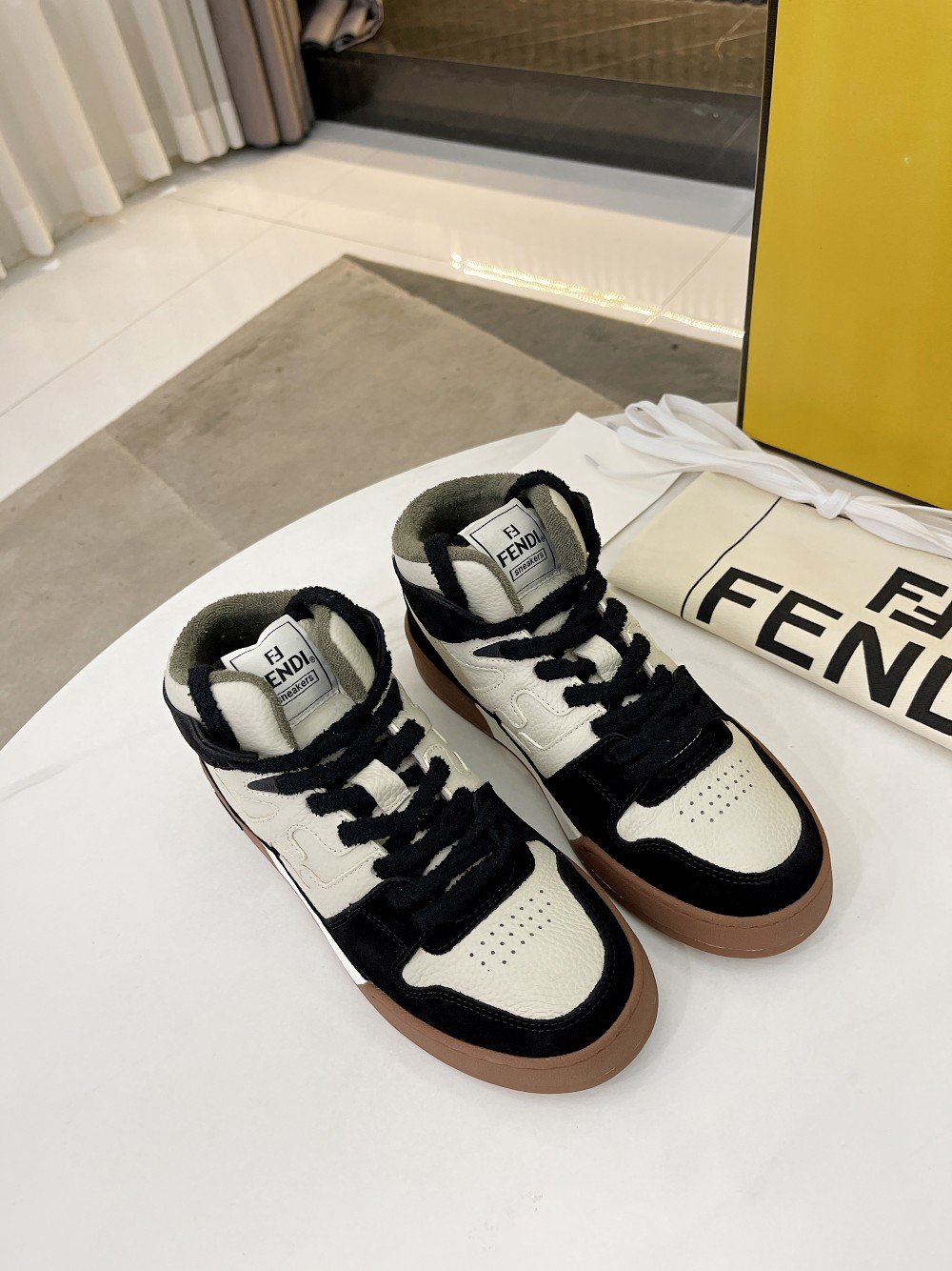 F**di Low Tops In Black For Women
