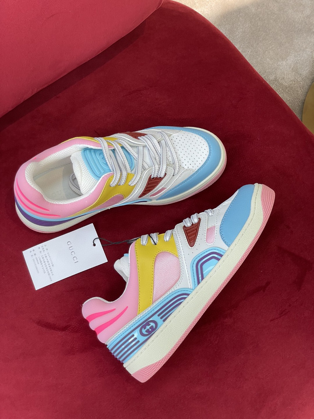Gvc*1 Women’s Sneaker Gvc*1 Basket Donna Light Blue Demetra For Women 700291 2SHW0 4870