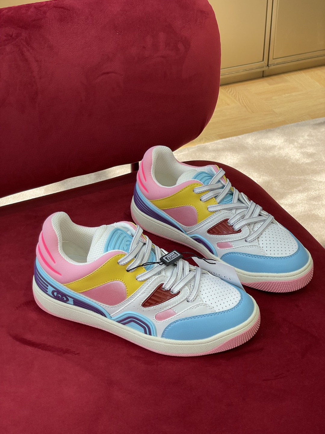 Gvc*1 Women’s Sneaker Gvc*1 Basket Donna Light Blue Demetra For Women 700291 2SHW0 4870
