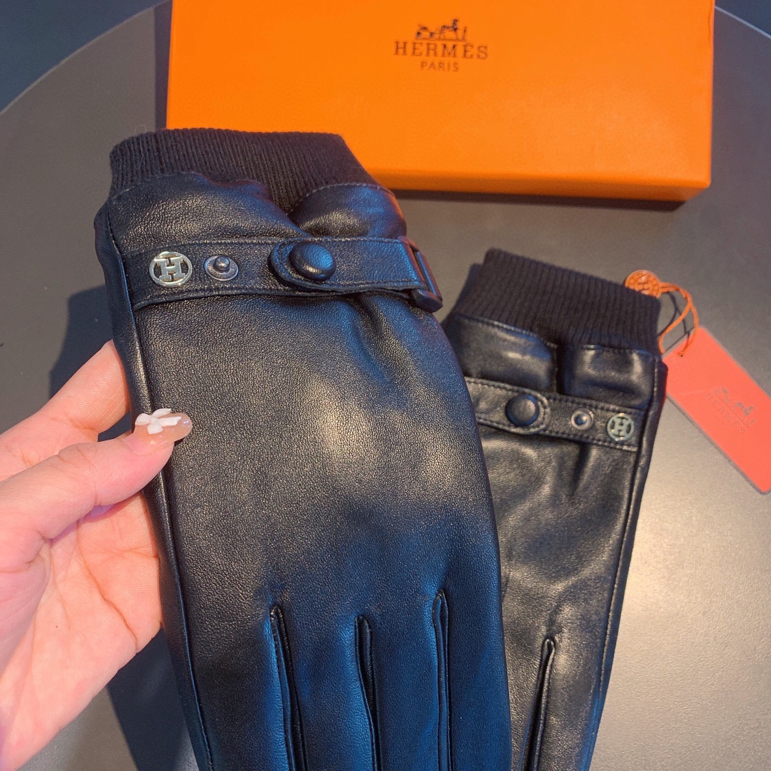 H**me5 Soya Gloves In Black
