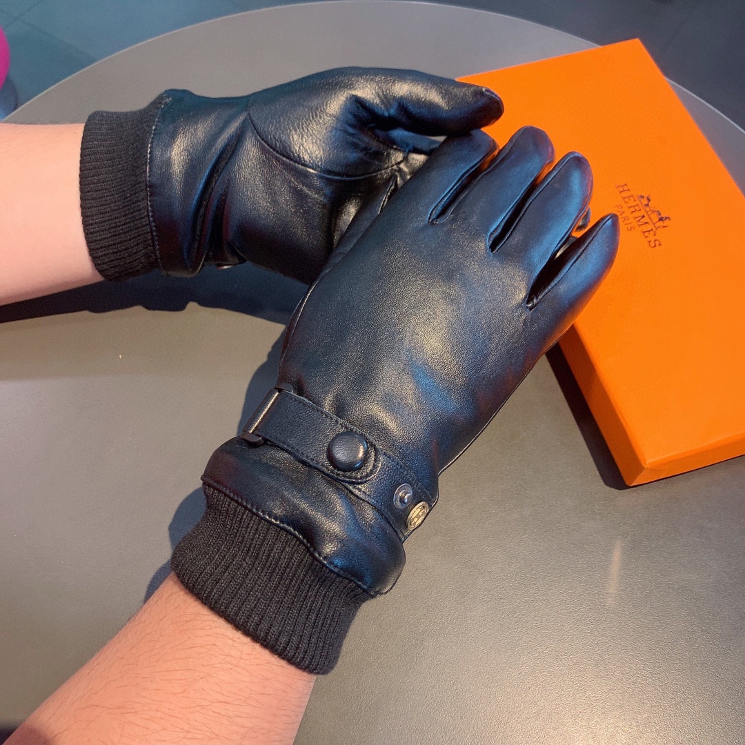 H**me5 Soya Gloves In Black