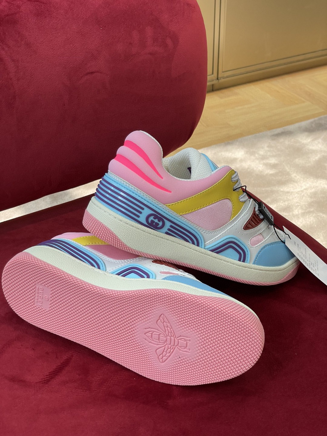 Gvc*1 Women’s Sneaker Gvc*1 Basket Donna Light Blue Demetra For Women 700291 2SHW0 4870