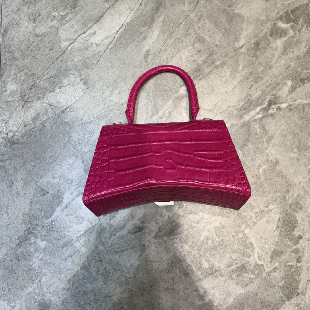 Ba1en*iaga Hourglass Small Handbag In Dark Pink, For Women, Women’s Bags 9in/23cm