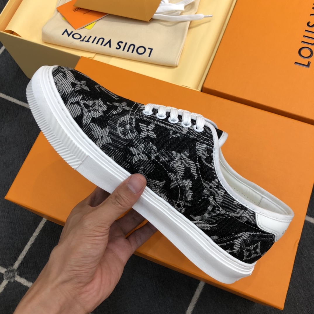 L0vis Vvtt0n LV Trocadero Richelieu Sneaker Black For Men LV