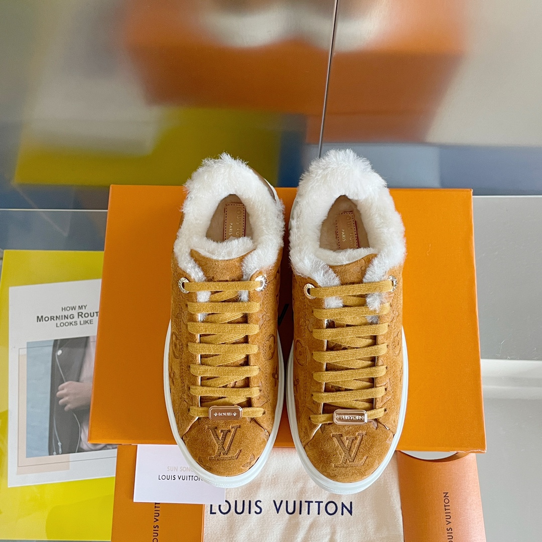 L0vis Vvtt0n Women’s Time Out Sneaker Brown For Women LV