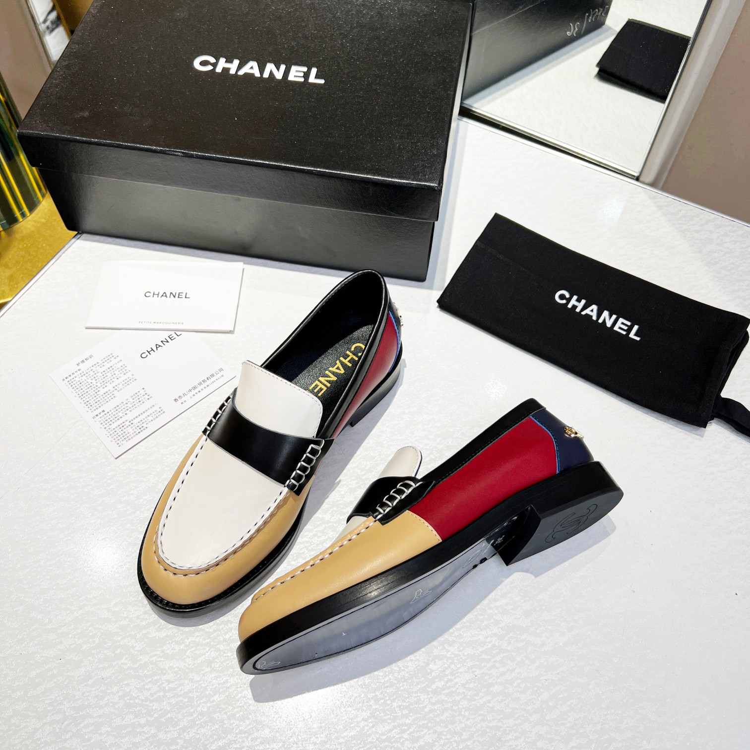 Ch**el Women’s Loafers Multicolor For Women 1.2 in/3cm