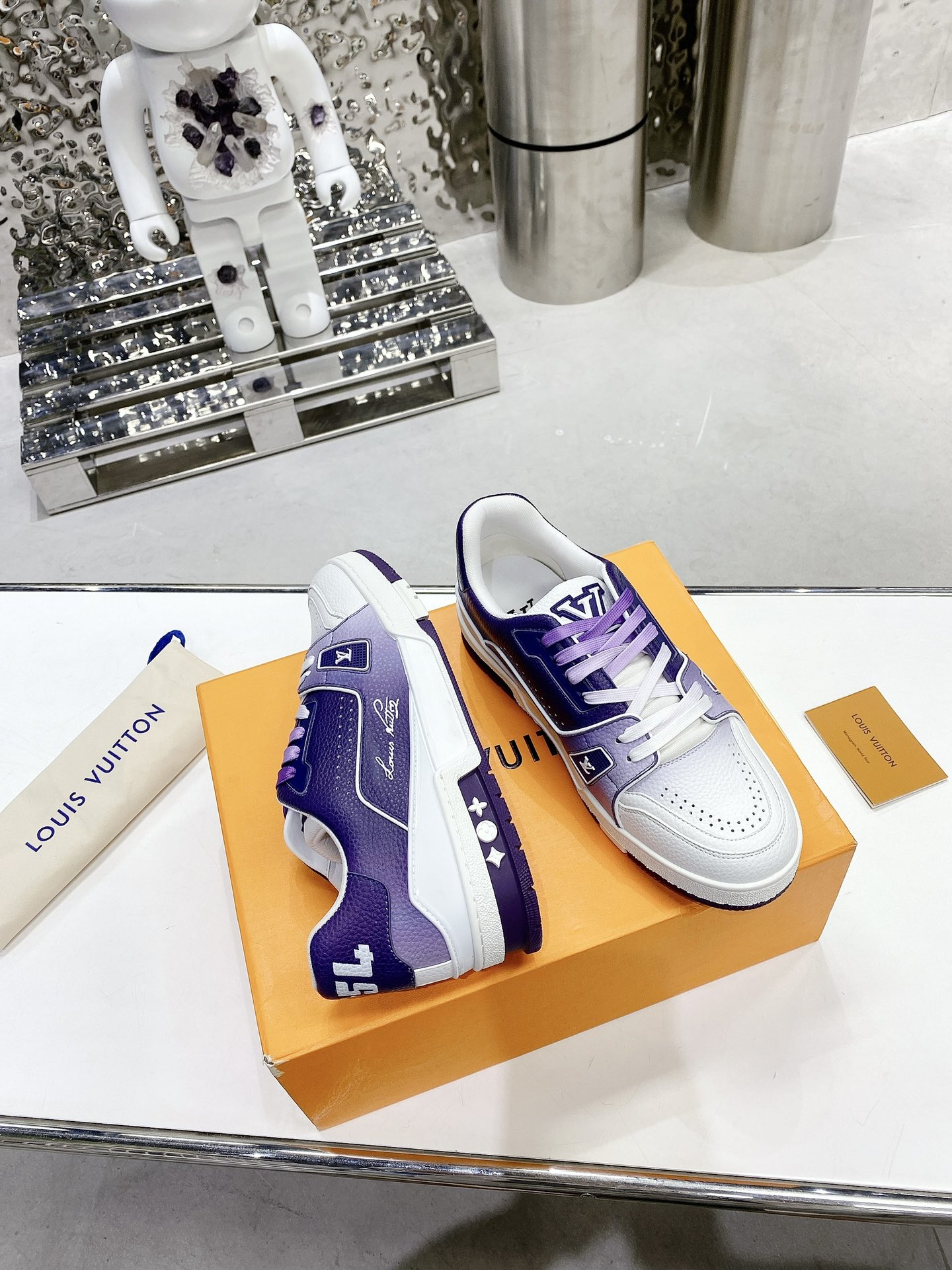 L0vis Vvtt0n Women’s LV Trainers Violet For Women LV