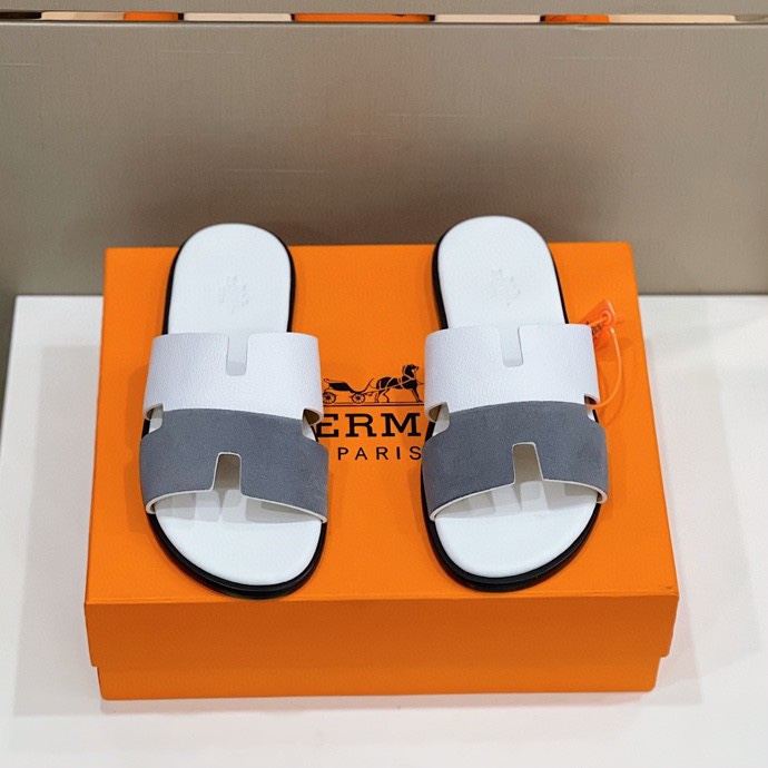 H**me5 Izmir Sandal White And Grey For Men