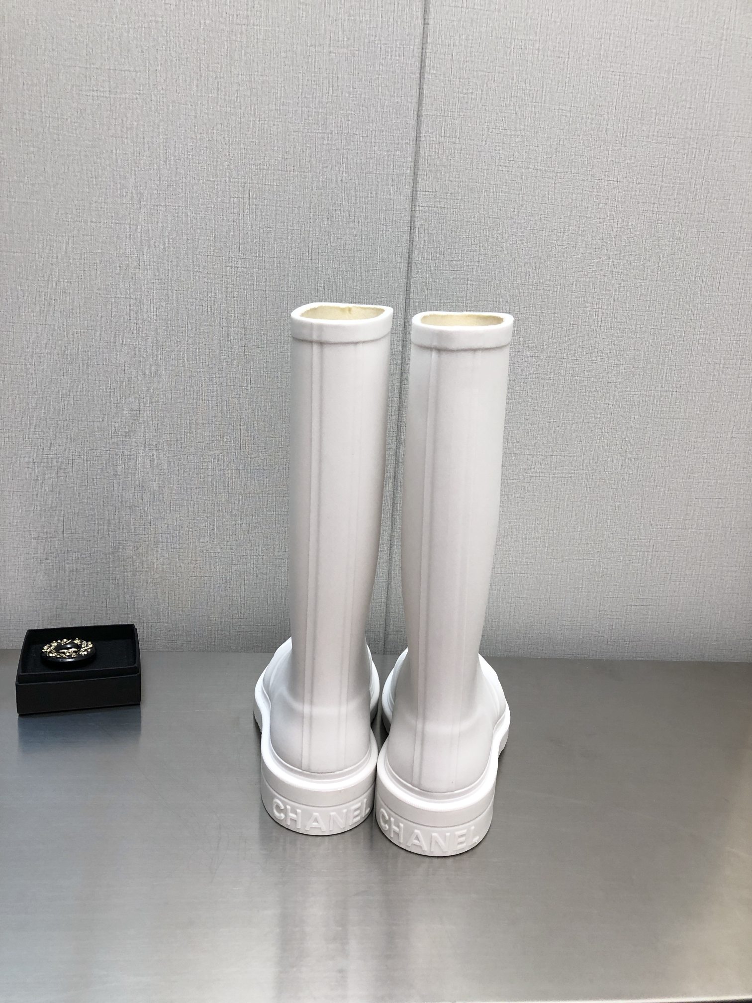 Ch**el Women’s Hight Boots White For Women
