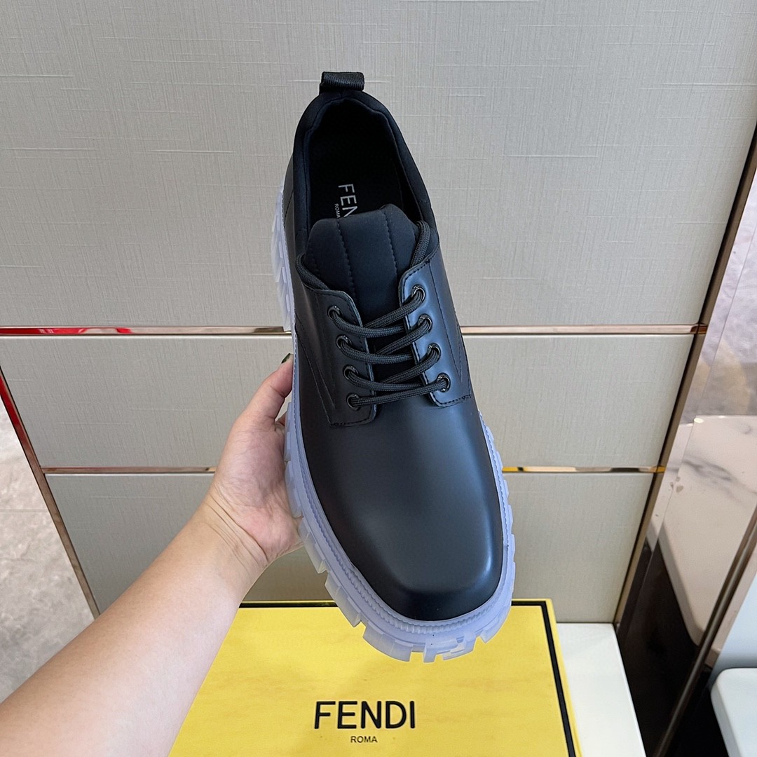 F**di Force Black Boots For Men 7L1451AD74