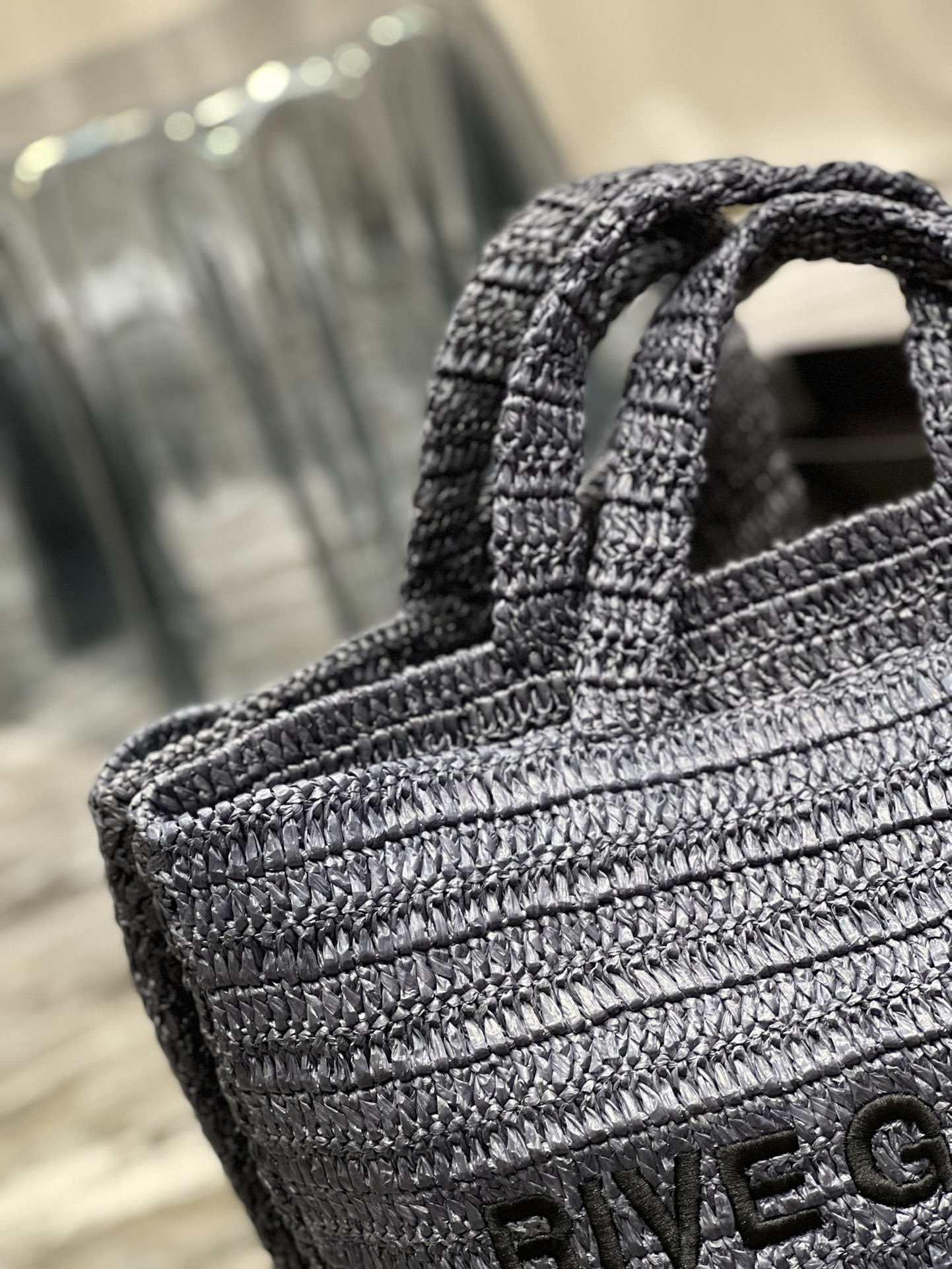 Sa1nt Lau*nt Rive Gauche S*pple Tote Bag Grey For Women, Women’s Bags 15in/38cm Y51